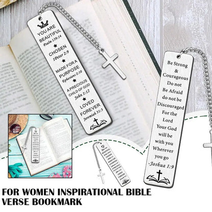 Christian Bookmarks Gifts Steel Bookmark For Women Inspirational Bible Verse Bookmark For Books Stationery For Kids Student Q1k5