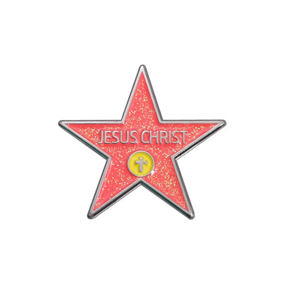 30 Types Jesus Christ Faith Enamel Pins Wholesale Cartoon Cartoon Metal Brooches Christianity Clothes Backpack Lapel Badge Gift