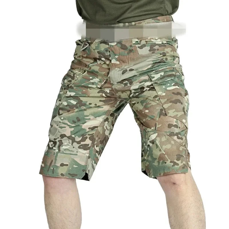 Waterproof Tactical Shorts Men Summer Quick Dry Multi-pocket Wear-Resistant Short Pants Big Size 6XL Outdoor Military Cargo Pant