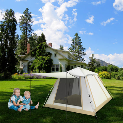 HYPERANGER UPF50+ Easy Pop Up Outdoor Camping Tent for 3-4 Person