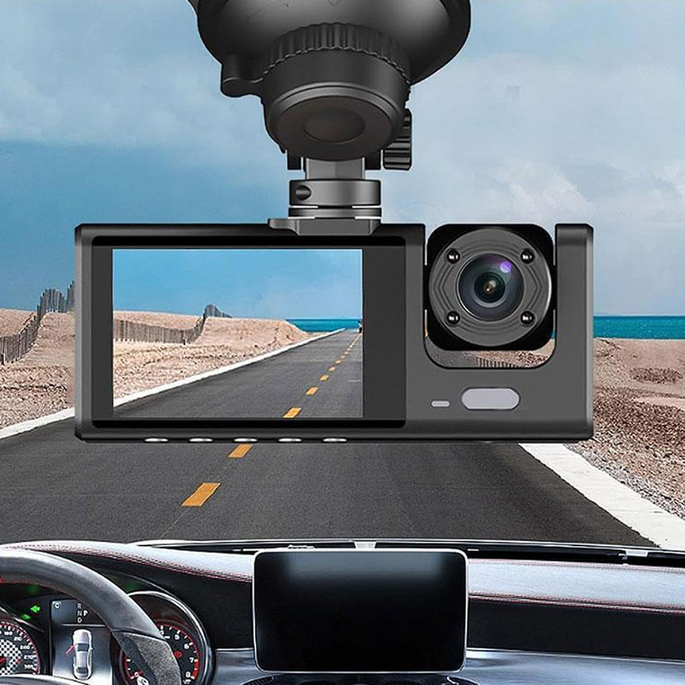 2" IPS Screen IR Night Vision Loop Recording Dash Camera - 1080P