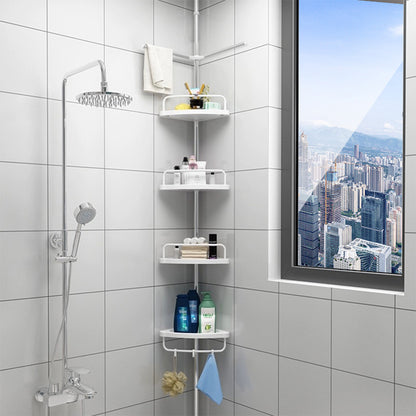 STORFEX 4 Layer Corner Shower Caddy, Adjustable Shower Shelf