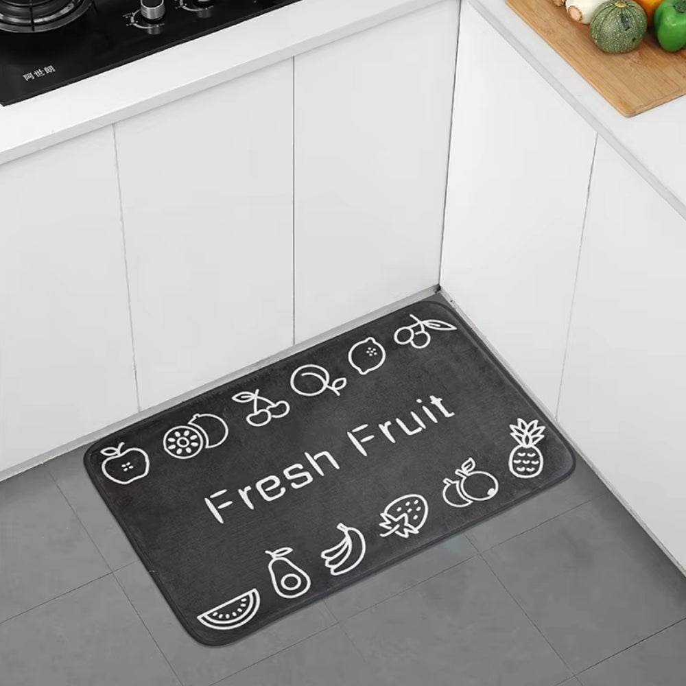 Kitchen Floor Mats and Rugs Washable Rubber Backing Doormat