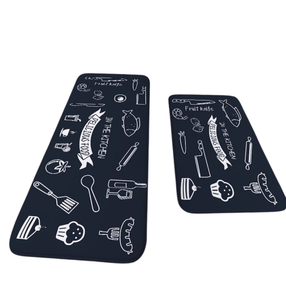 Kitchen Floor Mats and Rugs Washable Rubber Backing Doormat