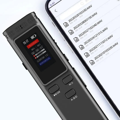 Digital Voice Recorder Voice Activated Audio Recording Noise Reduction with Playback