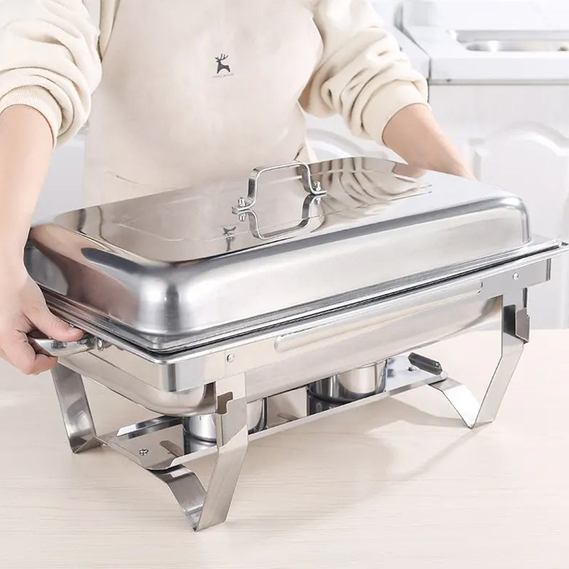 9L 304 Insulated Food Warmer Bain Marie Food Warmer Buffet Warmer Chafing Dish