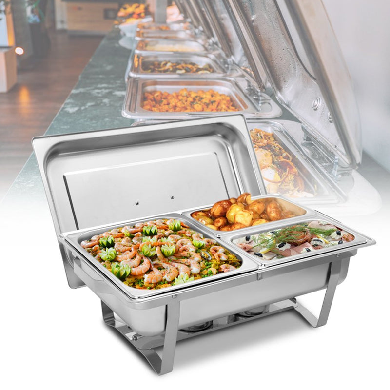 9L 304 Insulated Food Warmer Bain Marie Food Warmer Buffet Warmer Chafing Dish