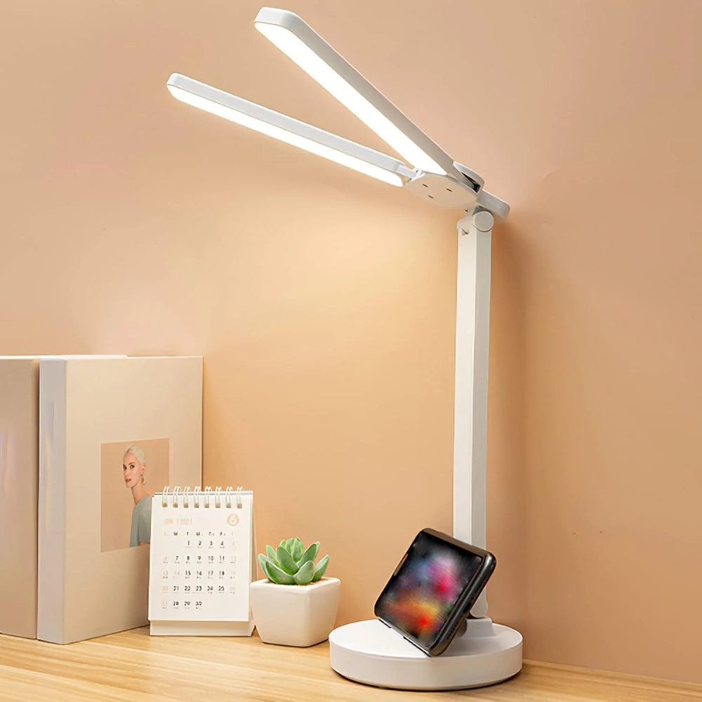 LED Desk Lamp 3 Levels Dimmable Touch Night Light Foldable Table Lamp