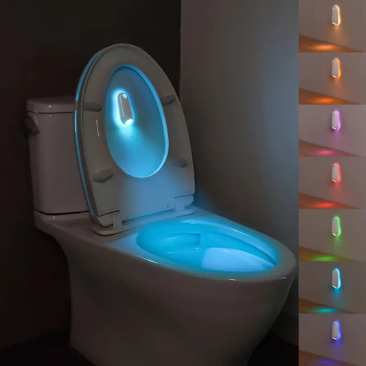 Rechargeable LED Toilet Night Light with Motion Sensor