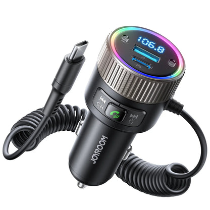 60W Car Wireless FM Transmitter with Car Charger