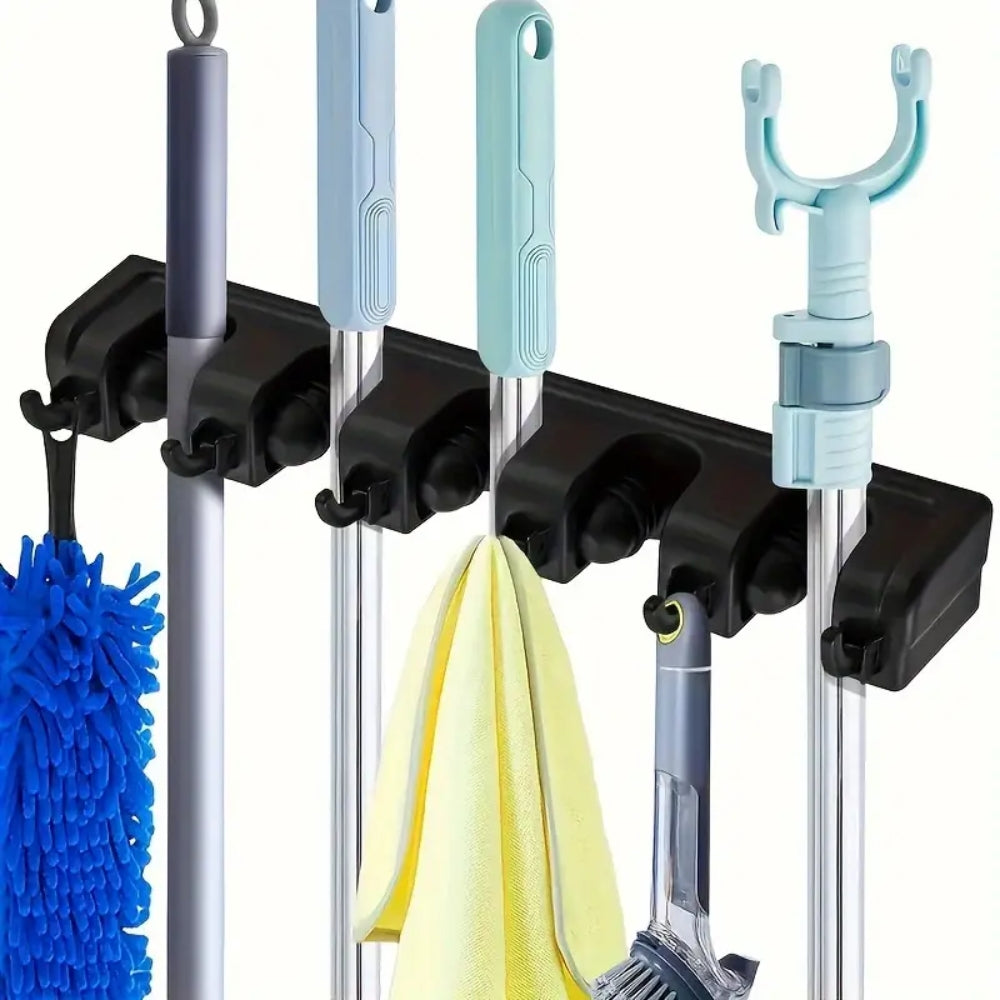 Multi Functional Wall Mounted Mop Holder