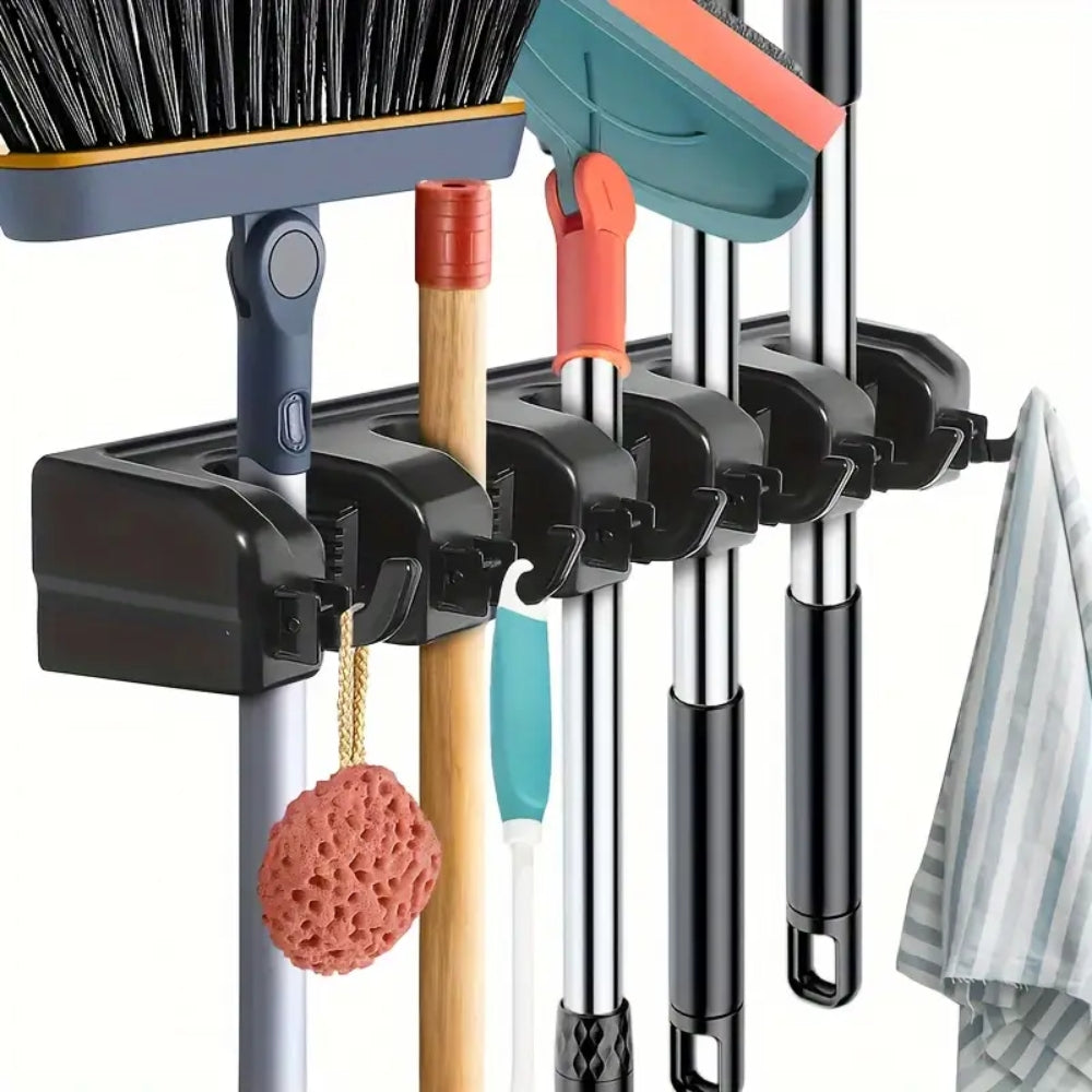 Multi Functional Wall Mounted Mop Holder