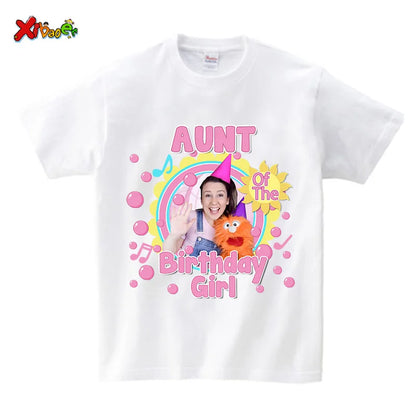 Ms Rachel Birthday Shirt 1st Birthday Girl Party Family Matching Outfits Funny Shirt 2nd Birthday Girls Shirts Family Look 3rd