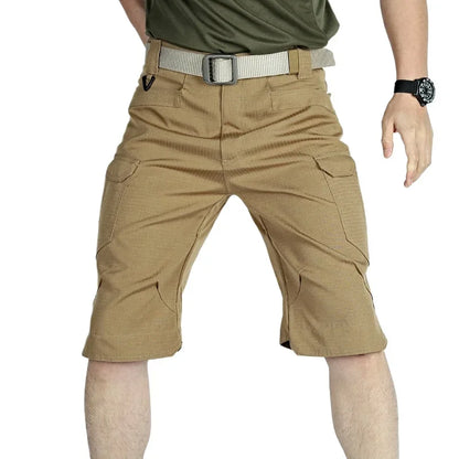 Waterproof Tactical Shorts Men Summer Quick Dry Multi-pocket Wear-Resistant Short Pants Big Size 6XL Outdoor Military Cargo Pant