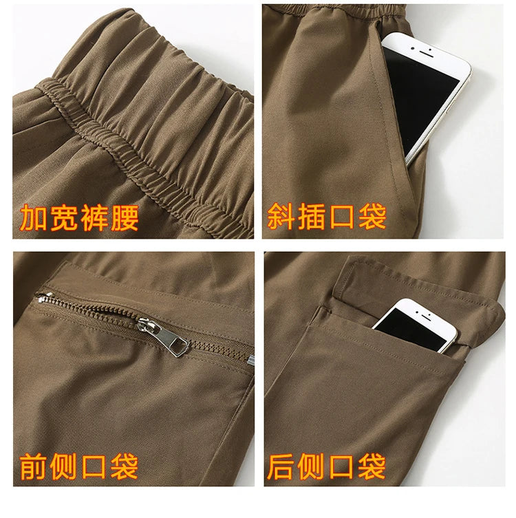 Plus size 12XL 11XL workwear quick-dry shorts men's summer outside loose tide large sports five-minute trousers men's clothing