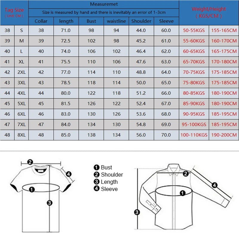 Long Sleeve Pink Shirt For Men Oversize Slim Fit Casual Dress Shirts Four Seasons Cotton Oxford New Fashion Korean Men Clothing