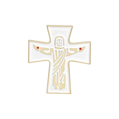 30 Types Jesus Christ Faith Enamel Pins Wholesale Cartoon Cartoon Metal Brooches Christianity Clothes Backpack Lapel Badge Gift