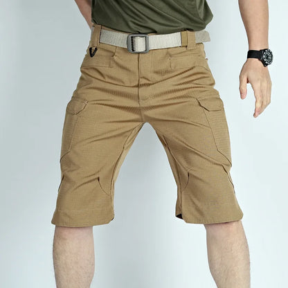 Waterproof Tactical Shorts Men Summer Quick Dry Multi-pocket Wear-Resistant Short Pants Big Size 6XL Outdoor Military Cargo Pant