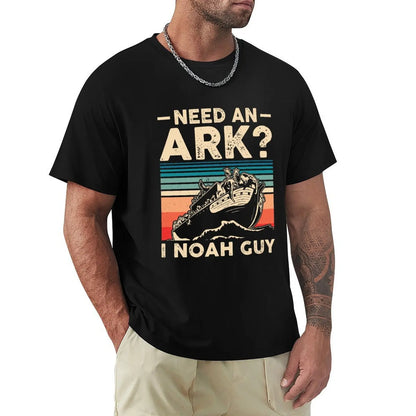 Need an Ark? I Noah Guy Funny Christian Gift Retro Vintage T-shirt summer tops oversizeds boys whites blanks plain t shirts men