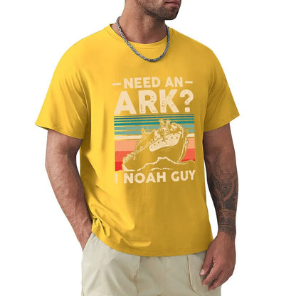 Need an Ark? I Noah Guy Funny Christian Gift Retro Vintage T-shirt summer tops oversizeds boys whites blanks plain t shirts men