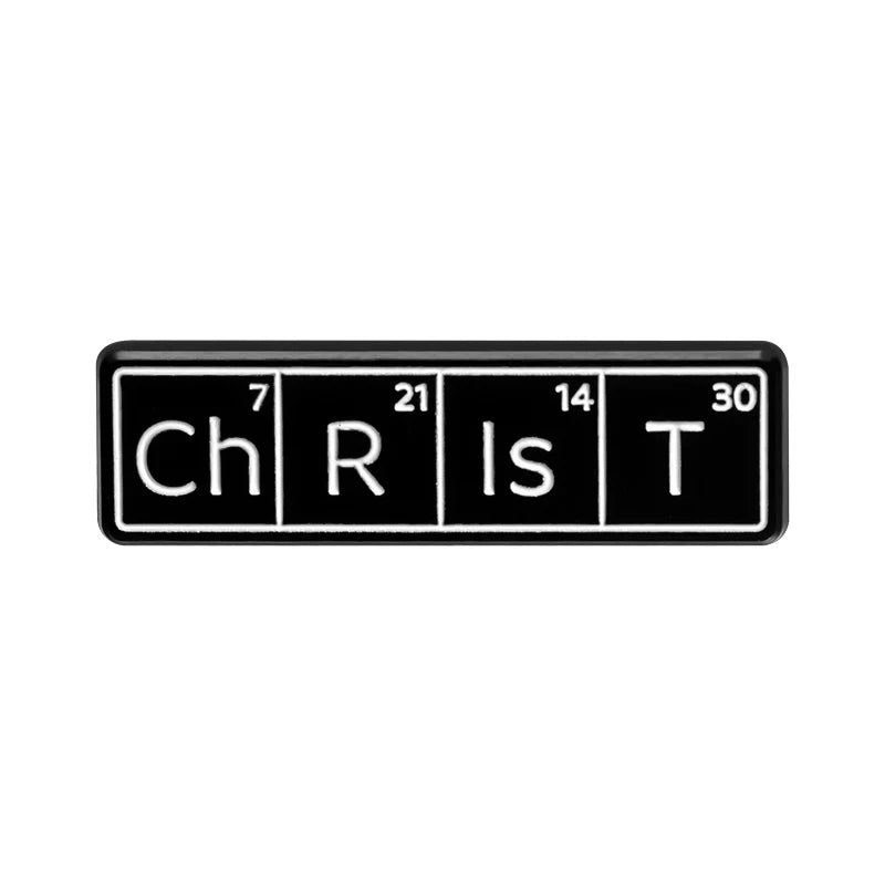 30 Types Jesus Christ Faith Enamel Pins Wholesale Cartoon Cartoon Metal Brooches Christianity Clothes Backpack Lapel Badge Gift