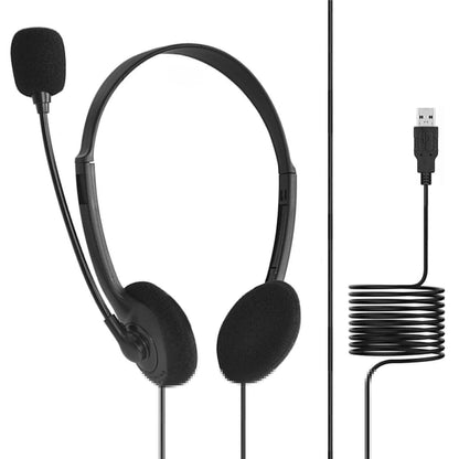 Call Center Wired Headset With Microphone Clear Voice Office School Pc Gaming With Microphone Usb Wired Computer Headset