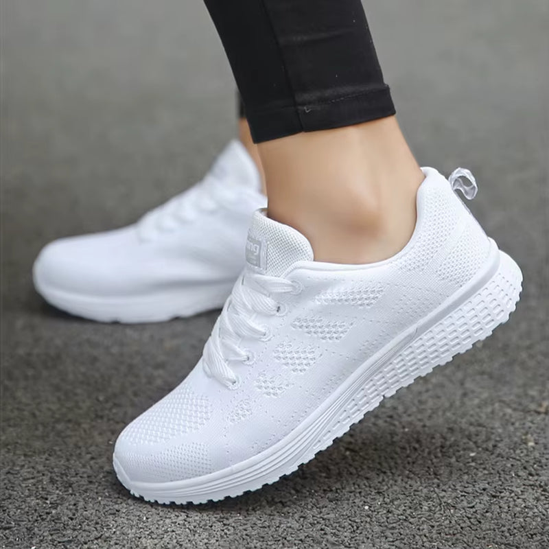 Sports Shoes Women Breathable Sneakers Women White Shoes for Basket Femme Ultralight Woman Vulcanize Shoes Couple Casual Sneaker