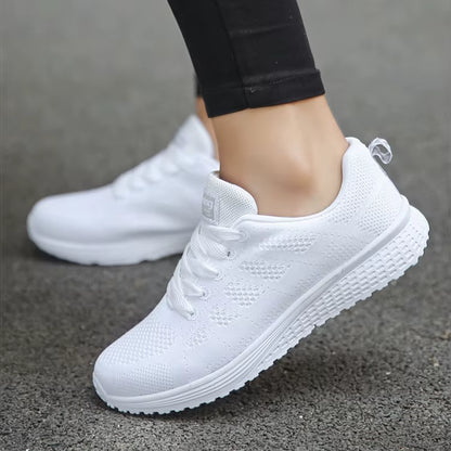 Sports Shoes Women Breathable Sneakers Women White Shoes for Basket Femme Ultralight Woman Vulcanize Shoes Couple Casual Sneaker