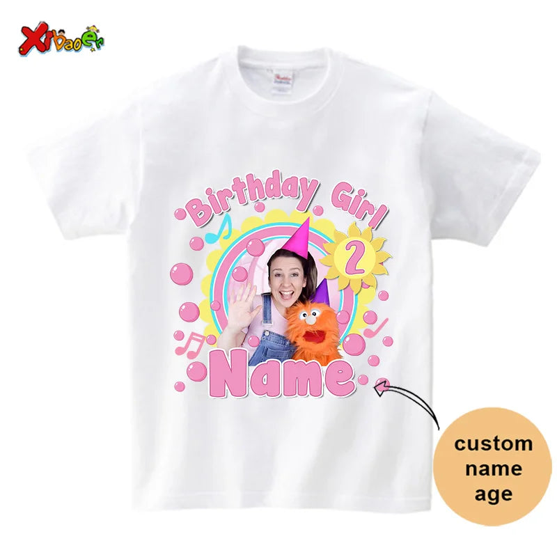 Ms Rachel Birthday Shirt 1st Birthday Girl Party Family Matching Outfits Funny Shirt 2nd Birthday Girls Shirts Family Look 3rd