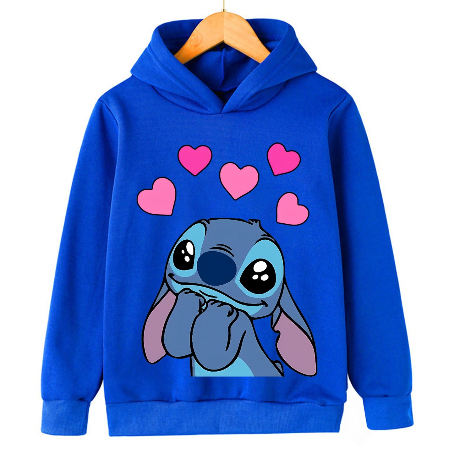 Girls Clothes Stitch Hoodies Sweatshirts Children's Clothing Sets Child Girl Tops + Pants 2 Pcs Suits Kids Boys Tracksuits Set