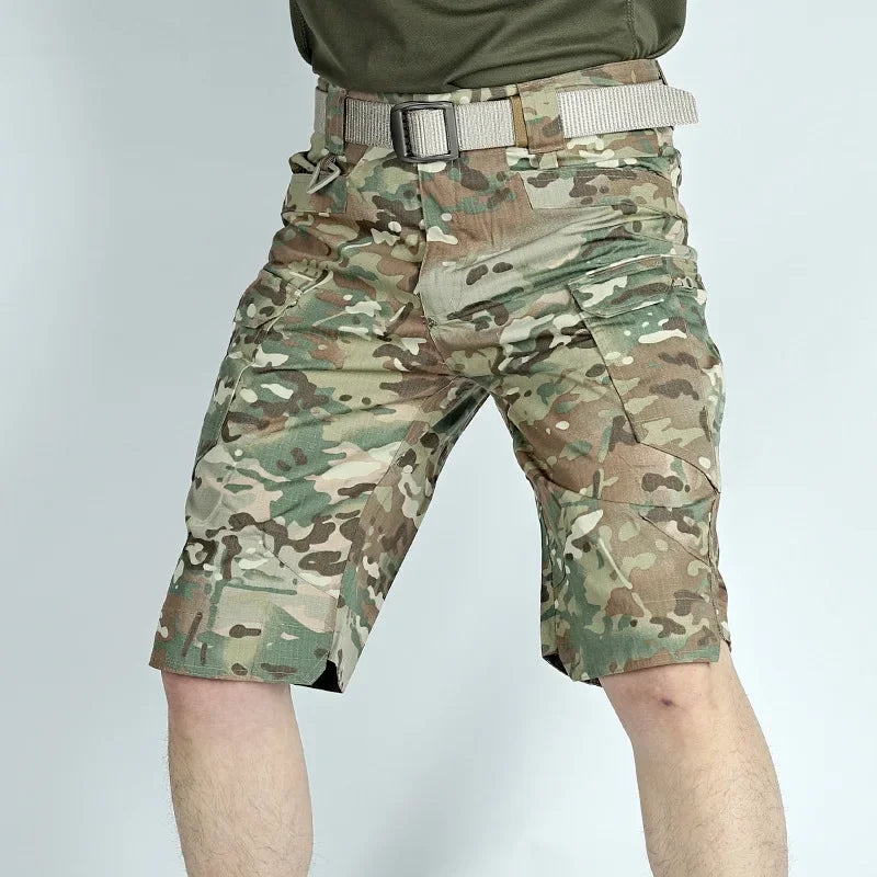 Waterproof Tactical Shorts Men Summer Quick Dry Multi-pocket Wear-Resistant Short Pants Big Size 6XL Outdoor Military Cargo Pant