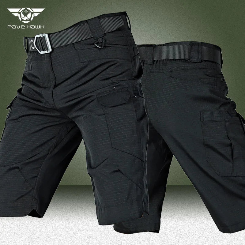 Waterproof Tactical Shorts Men Summer Quick Dry Multi-pocket Wear-Resistant Short Pants Big Size 6XL Outdoor Military Cargo Pant