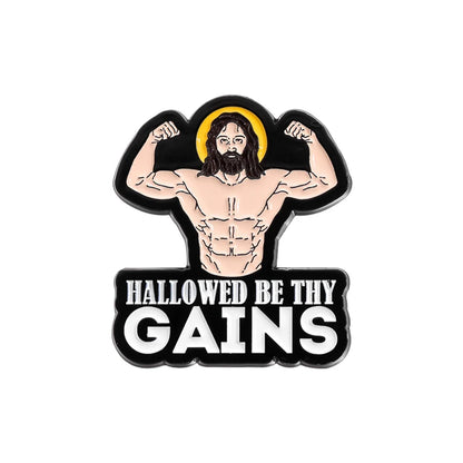 30 Types Jesus Christ Faith Enamel Pins Wholesale Cartoon Cartoon Metal Brooches Christianity Clothes Backpack Lapel Badge Gift