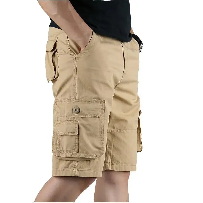 Mens Cargo Shorts Multi Pocket Work Homme Black Short Pants for Men Clothing Comfortable Harajuku Loose Clothes Summer Jorts Y2k