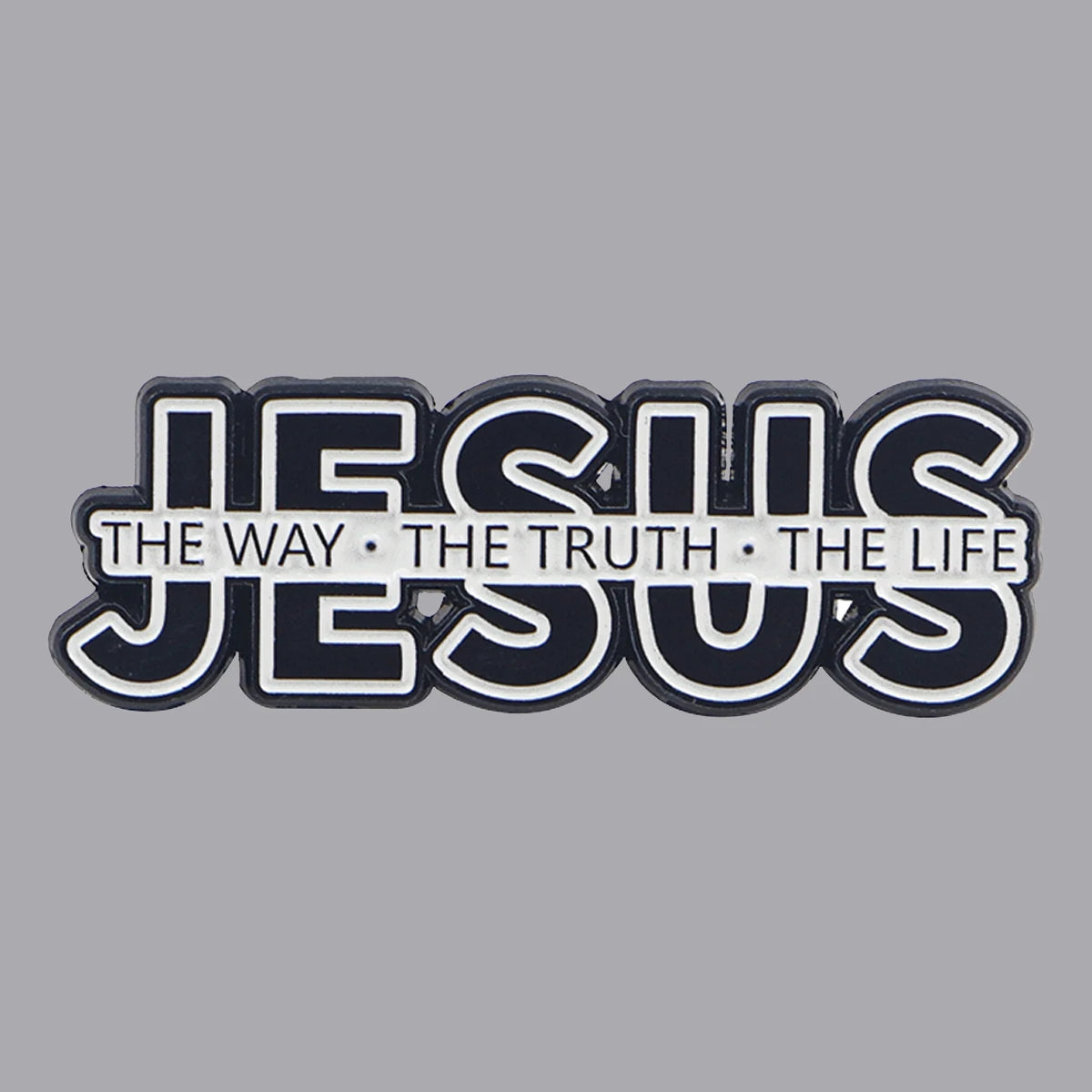 JESUS Way Truth Life Christian Enamel Pin Brooch Pines Lapel Pins Badge on Backpack Clothing Accessories Fashion Jewelry Gifts