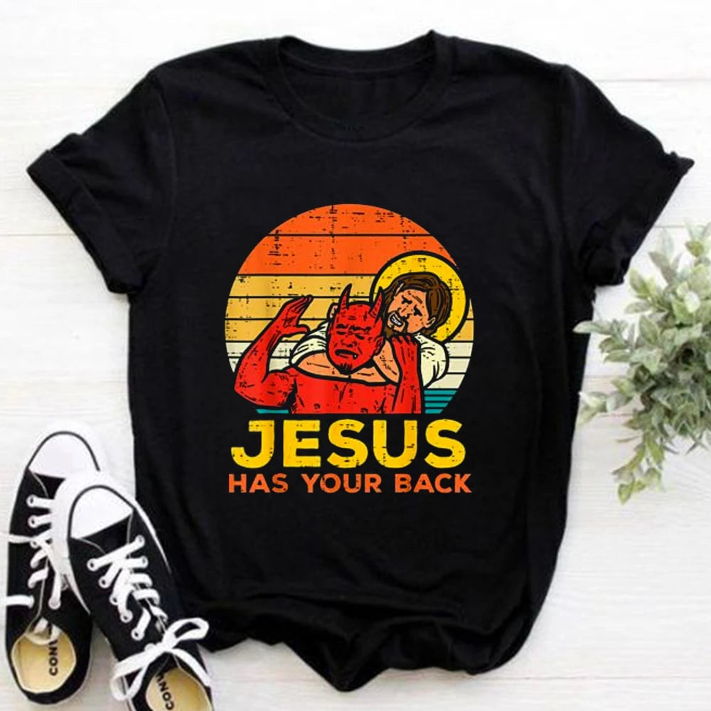 Jesus Changed My Life Women's Comfortable Casual T Shirts Short Sleeve Round Neck Summer Christian Faith T Shirts