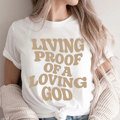 Aesthetic Christian Women Clothing Christian Apparel Brown Jesus T-Shirt Christian Streetwear Women Clothing Bible Verse T Shirt