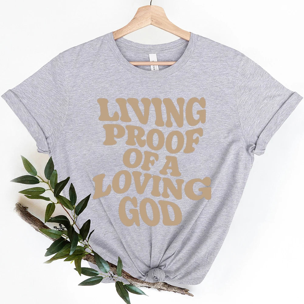 Aesthetic Christian Women Clothing Christian Apparel Brown Jesus T-Shirt Christian Streetwear Women Clothing Bible Verse T Shirt