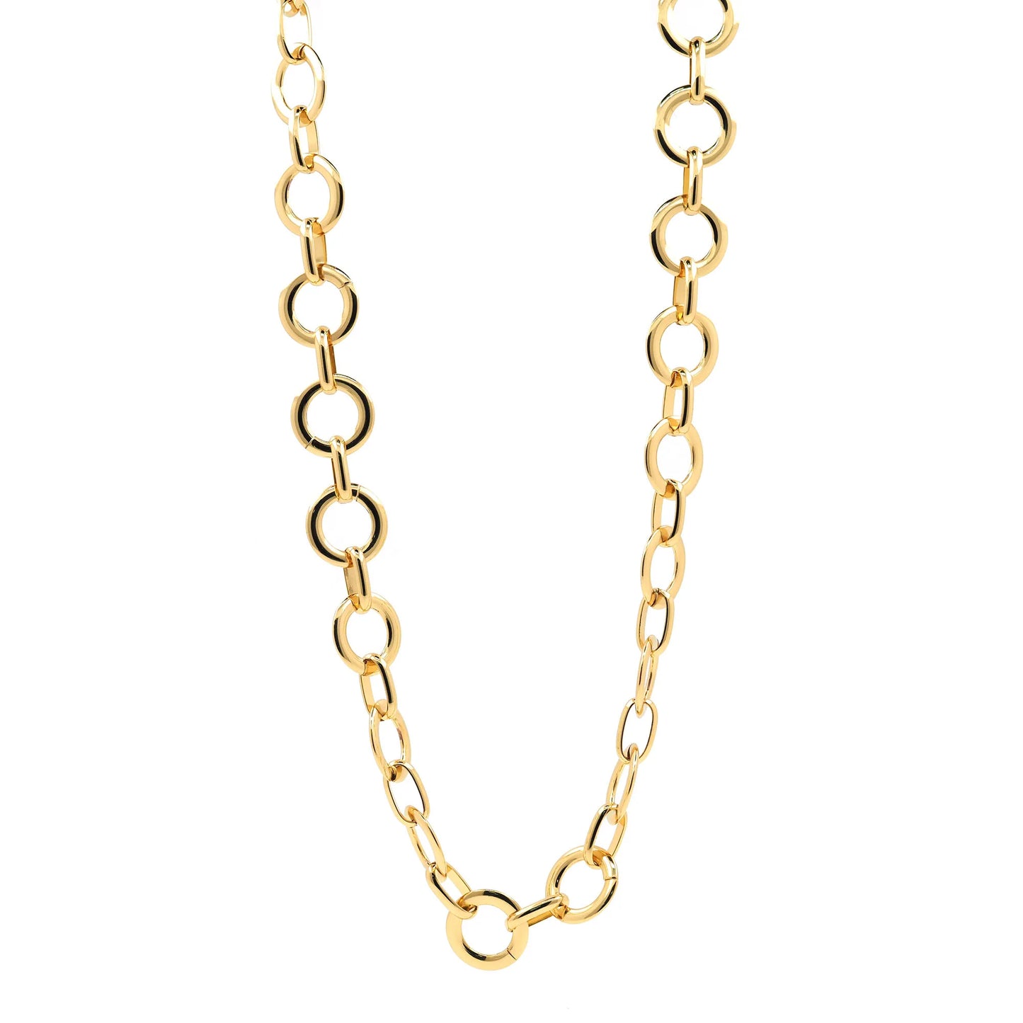 Gold Filled Chain Round Link O Necklace Bracelet Accessories for DIY Jewelry Making Components