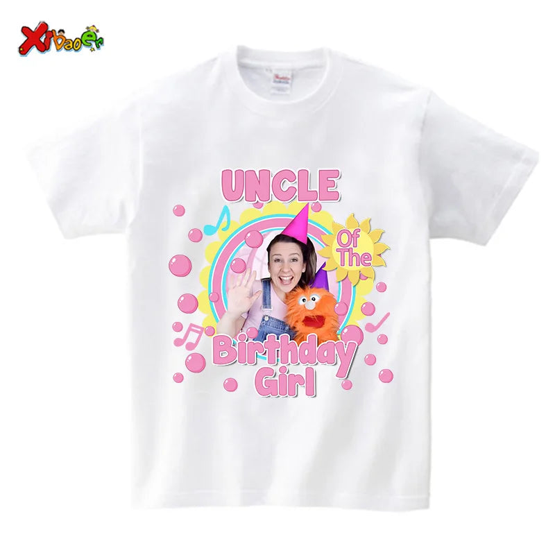 Ms Rachel Birthday Shirt 1st Birthday Girl Party Family Matching Outfits Funny Shirt 2nd Birthday Girls Shirts Family Look 3rd