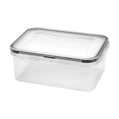 5PCS/set Transparent refrigerator sealed storage box with lid Microwaveable lunch box kitchen organizer food storage containers