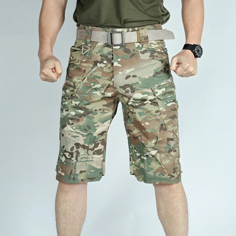 Waterproof Tactical Shorts Men Summer Quick Dry Multi-pocket Wear-Resistant Short Pants Big Size 6XL Outdoor Military Cargo Pant