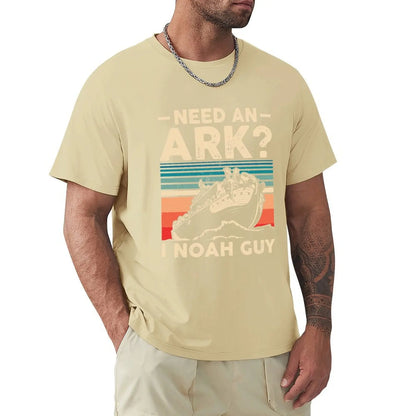 Need an Ark? I Noah Guy Funny Christian Gift Retro Vintage T-shirt summer tops oversizeds boys whites blanks plain t shirts men